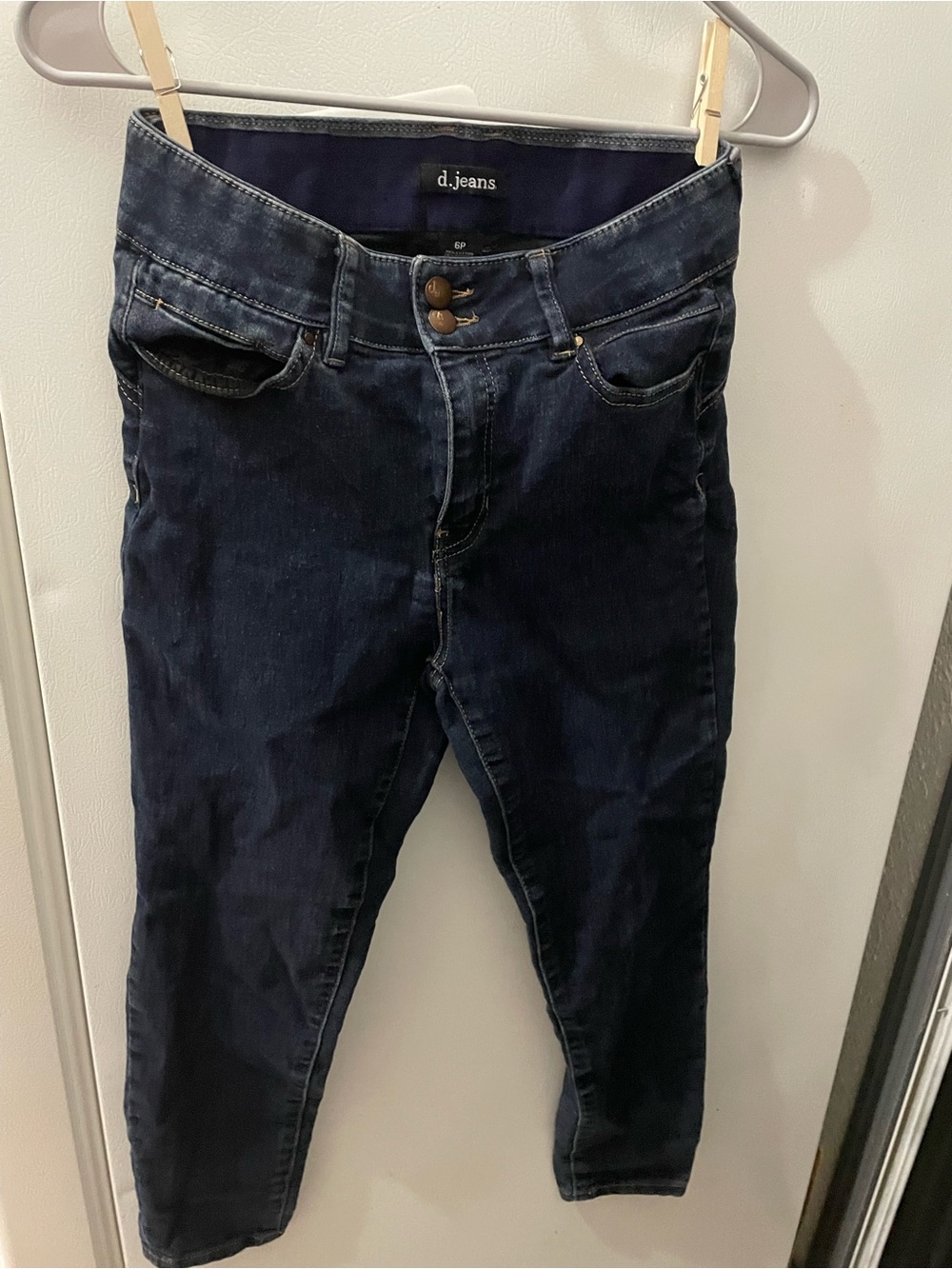 d. jeans Women’s Navy High-Rise Skinny Jeans